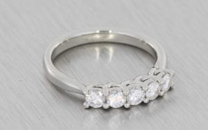Classic Five Stone Diamond Ring - Portfolio