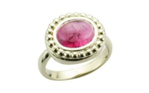 Pink tourmaline dress ring - Portfolio