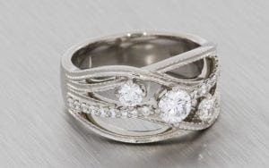Multistone Engagement Ring  - Portfolio