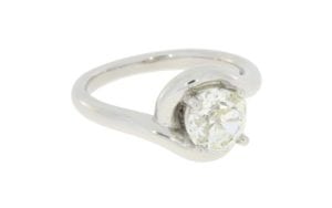 Understated Solitaire Diamond Ring - Portfolio