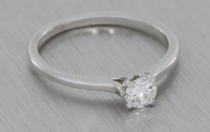 Delicate engagement ring