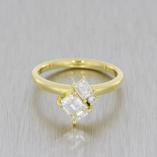 BALAJI JEWELS Round Diamond Ring 18KT, Weight: 3 Grams, Size: 6 To 16 at Rs  35000 in Surat