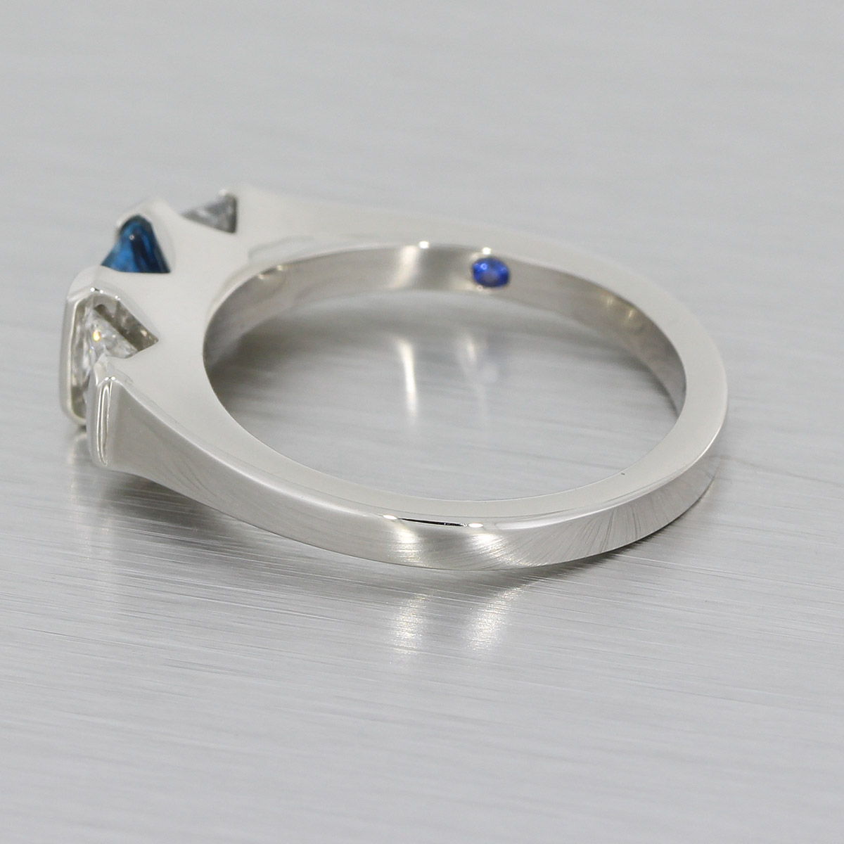 Custom Oval Blue Sapphire Engagement Ring #100039 - Seattle Bellevue |  Joseph Jewelry