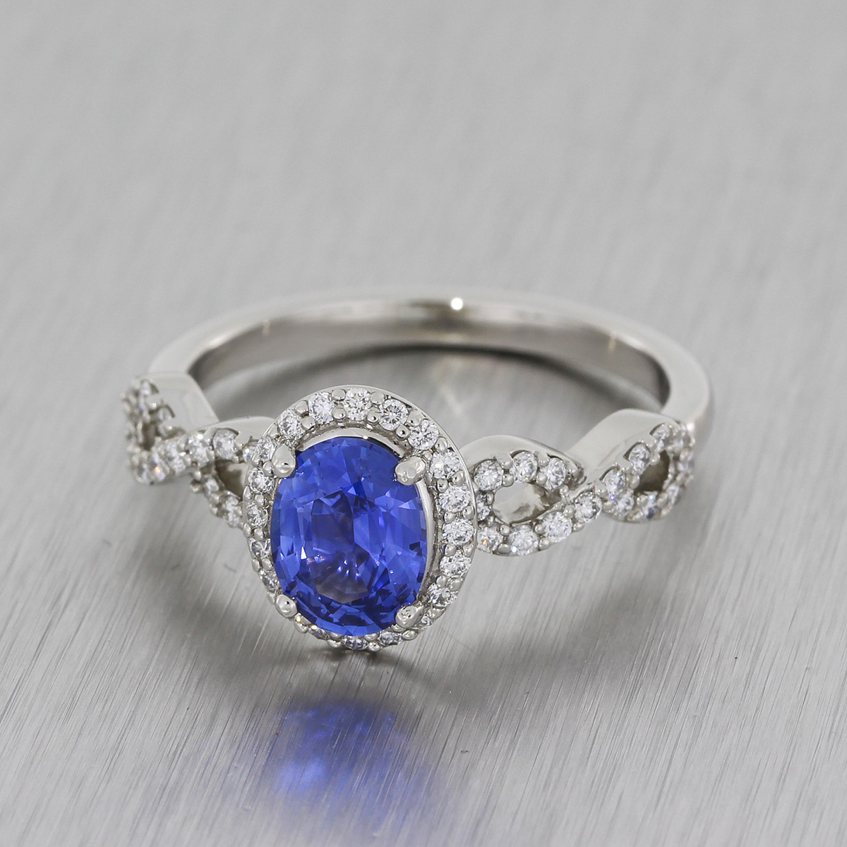 best perfect emerald cut infinity diamond ring in platinum — Shukel Designs